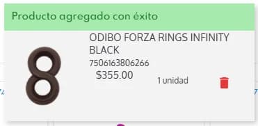 Alerta de producto agregado